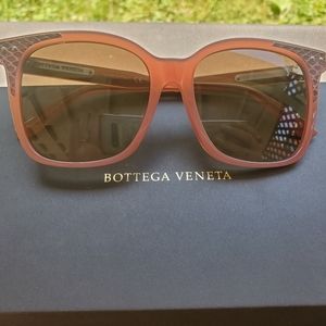 Maroon Bottega Veneta Sunglasses